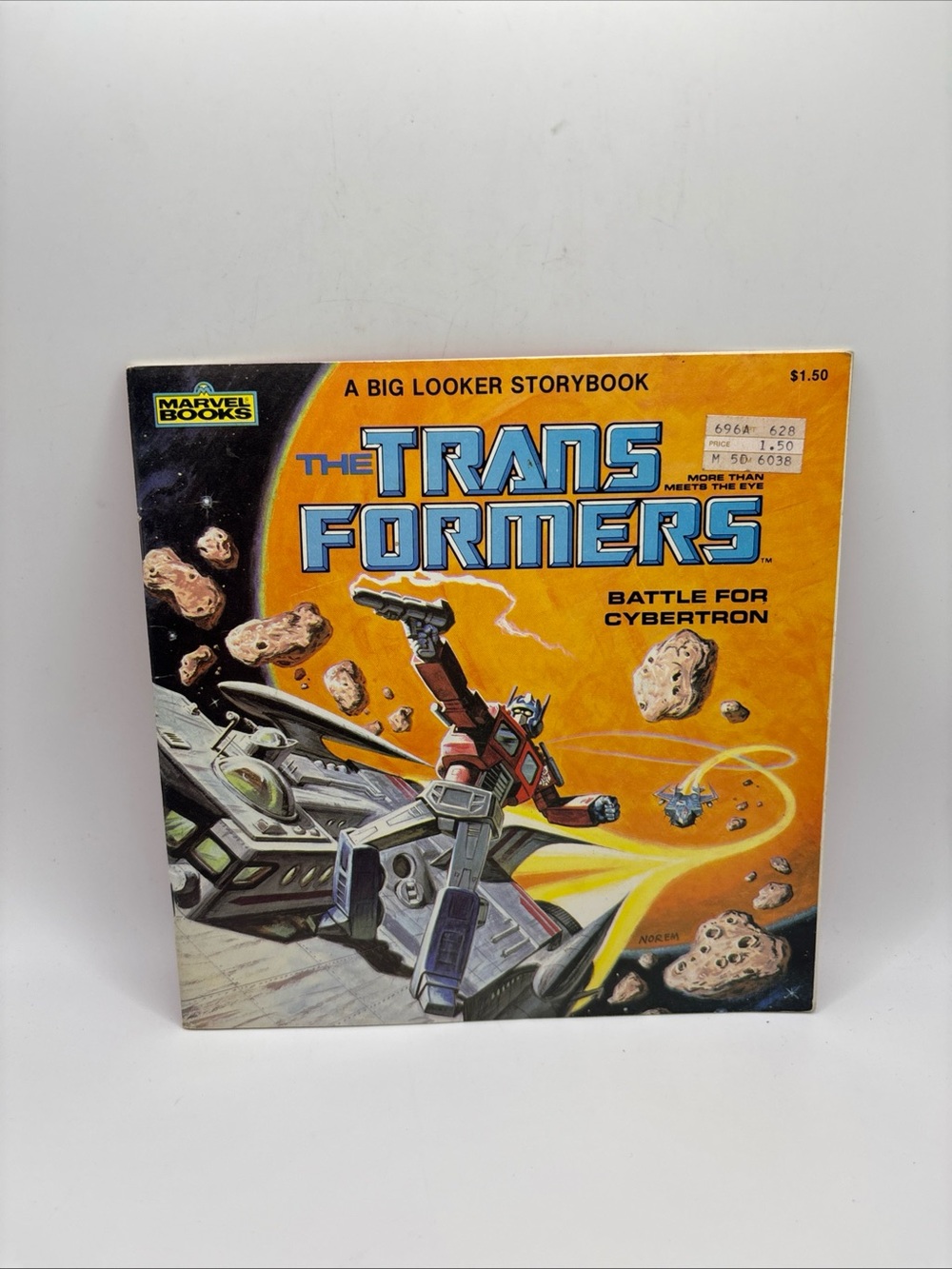 Vintage The Transformers Book Battle for Cybertron 1984 Marvel Books